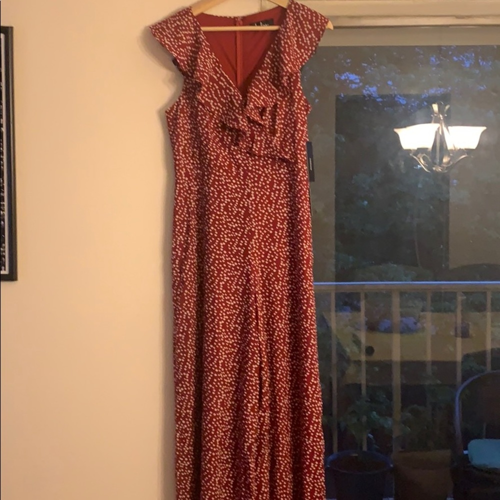 Red&White Polka Dot Jumpsuit